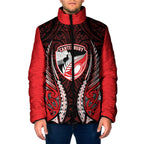 Canterbury 2026 Rugby Custom Padded Jacket NZ Maori Silver Fern