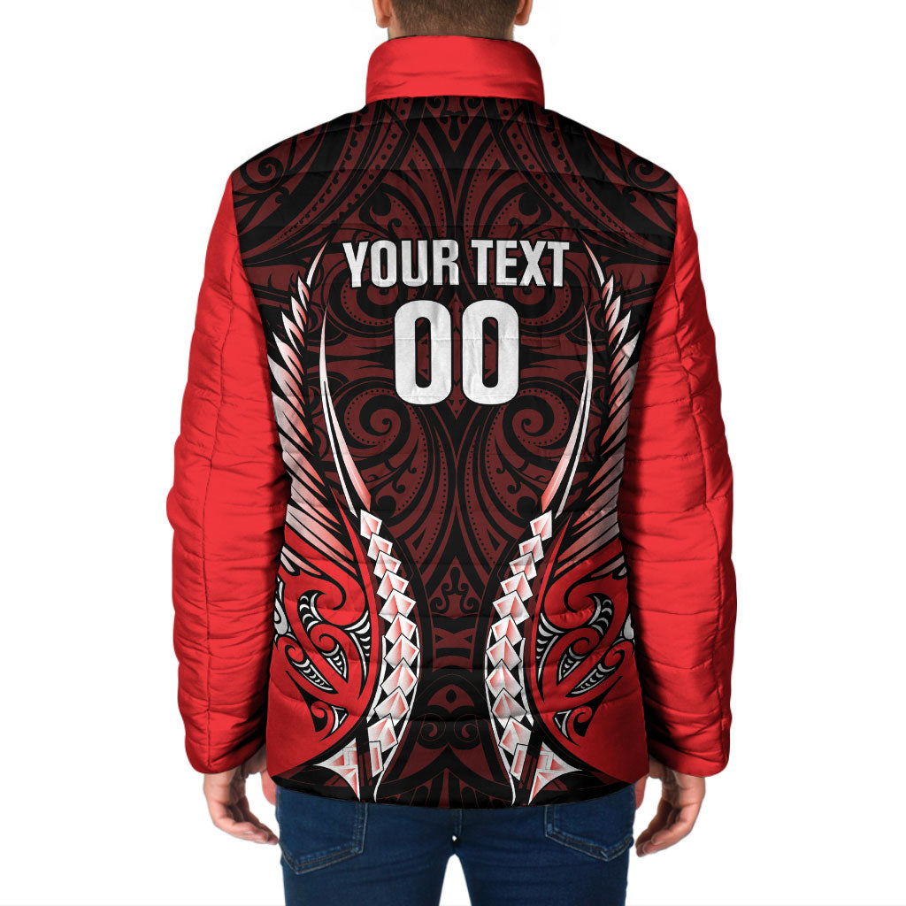 Canterbury 2026 Rugby Custom Padded Jacket NZ Maori Silver Fern