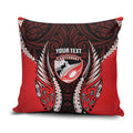 Canterbury 2026 Rugby Custom Pillow Cover NZ Maori Silver Fern