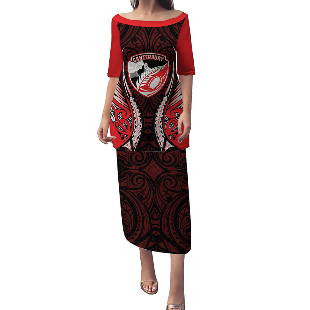 Canterbury 2026 Rugby Custom Puletasi NZ Maori Silver Fern