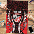 Canterbury 2026 Rugby Custom Puzzle NZ Maori Silver Fern