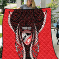 Canterbury 2026 Rugby Custom Quilt NZ Maori Silver Fern