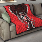 Canterbury 2026 Rugby Custom Quilt NZ Maori Silver Fern