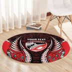 Canterbury 2026 Rugby Custom Round Carpet NZ Maori Silver Fern