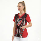 Canterbury 2026 Rugby Custom Scrub Top NZ Maori Silver Fern