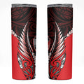 Canterbury 2026 Rugby Custom Skinny Tumbler NZ Maori Silver Fern