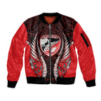 Canterbury 2026 Rugby Custom Sleeve Zip Bomber Jacket NZ Maori Silver Fern