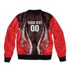 Canterbury 2026 Rugby Custom Sleeve Zip Bomber Jacket NZ Maori Silver Fern