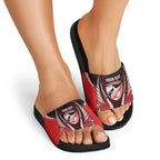 Canterbury 2026 Rugby Custom Slide Sandals NZ Maori Silver Fern