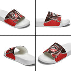 Canterbury 2026 Rugby Custom Slide Sandals NZ Maori Silver Fern