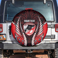 Canterbury 2026 Rugby Custom Spare Tire Cover NZ Maori Silver Fern