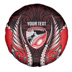 Canterbury 2026 Rugby Custom Spare Tire Cover NZ Maori Silver Fern
