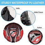Canterbury 2026 Rugby Custom Spare Tire Cover NZ Maori Silver Fern