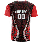 Canterbury 2026 Rugby Custom T Shirt NZ Maori Silver Fern