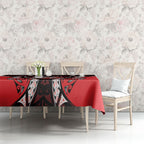 Canterbury 2026 Rugby Custom Tablecloth NZ Maori Silver Fern