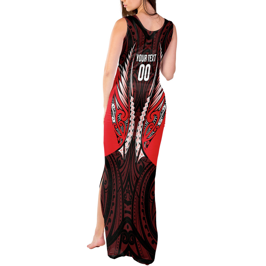 Canterbury 2026 Rugby Custom Tank Maxi Dress NZ Maori Silver Fern