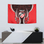 Canterbury 2026 Rugby Custom Tapestry NZ Maori Silver Fern