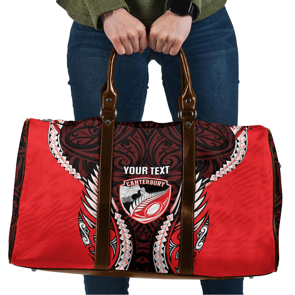 Canterbury 2026 Rugby Custom Travel Bag NZ Maori Silver Fern