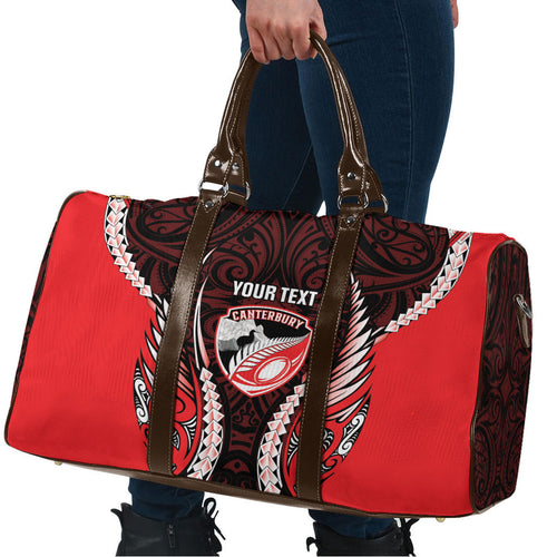 Canterbury 2026 Rugby Custom Travel Bag NZ Maori Silver Fern