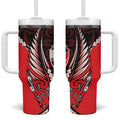 Canterbury 2026 Rugby Custom Tumbler With Handle NZ Maori Silver Fern