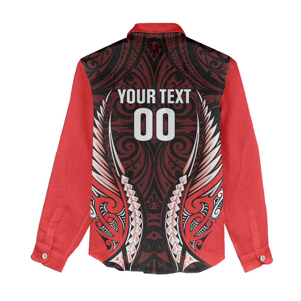 Canterbury 2026 Rugby Custom Women Casual Shirt NZ Maori Silver Fern