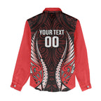 Canterbury 2026 Rugby Custom Women Casual Shirt NZ Maori Silver Fern
