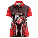 Canterbury 2026 Rugby Custom Women Polo Shirt NZ Maori Silver Fern