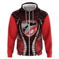 Canterbury 2026 Rugby Custom Zip Hoodie NZ Maori Silver Fern