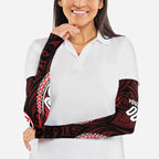 Counties Manukau 2026 Rugby Custom Arm Sleeves NZ Maori Silver Fern