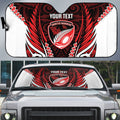 Counties Manukau 2026 Rugby Custom Auto Sun Shade NZ Maori Silver Fern