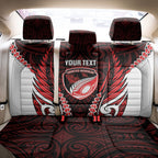Counties Manukau 2026 Rugby Custom Back Car Seat Cover NZ Maori Silver Fern