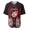 Counties Manukau 2026 Rugby Custom Baseball Jersey NZ Maori Silver Fern