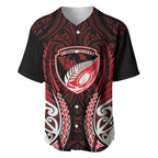 Counties Manukau 2026 Rugby Custom Baseball Jersey NZ Maori Silver Fern