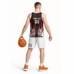 Counties Manukau 2026 Rugby Custom Basketball Jersey NZ Maori Silver Fern