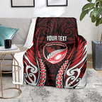 Counties Manukau 2026 Rugby Custom Blanket NZ Maori Silver Fern