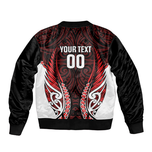 Counties Manukau 2026 Rugby Custom Bomber Jacket NZ Maori Silver Fern
