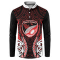 Counties Manukau 2026 Rugby Custom Button Sweatshirt NZ Maori Silver Fern