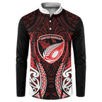 Counties Manukau 2026 Rugby Custom Button Sweatshirt NZ Maori Silver Fern
