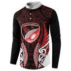 Counties Manukau 2026 Rugby Custom Button Sweatshirt NZ Maori Silver Fern