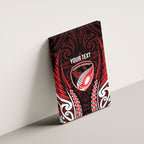 Counties Manukau 2026 Rugby Custom Canvas Wall Art NZ Maori Silver Fern