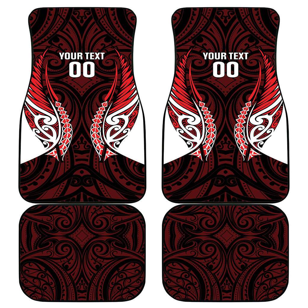 Counties Manukau 2026 Rugby Custom Car Mats NZ Maori Silver Fern