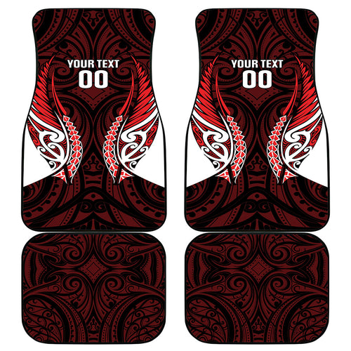 Counties Manukau 2026 Rugby Custom Car Mats NZ Maori Silver Fern