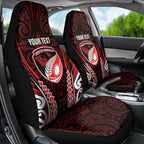 Counties Manukau 2026 Rugby Custom Car Seat Cover NZ Maori Silver Fern
