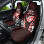 Counties Manukau 2026 Rugby Custom Car Seat Cover NZ Maori Silver Fern