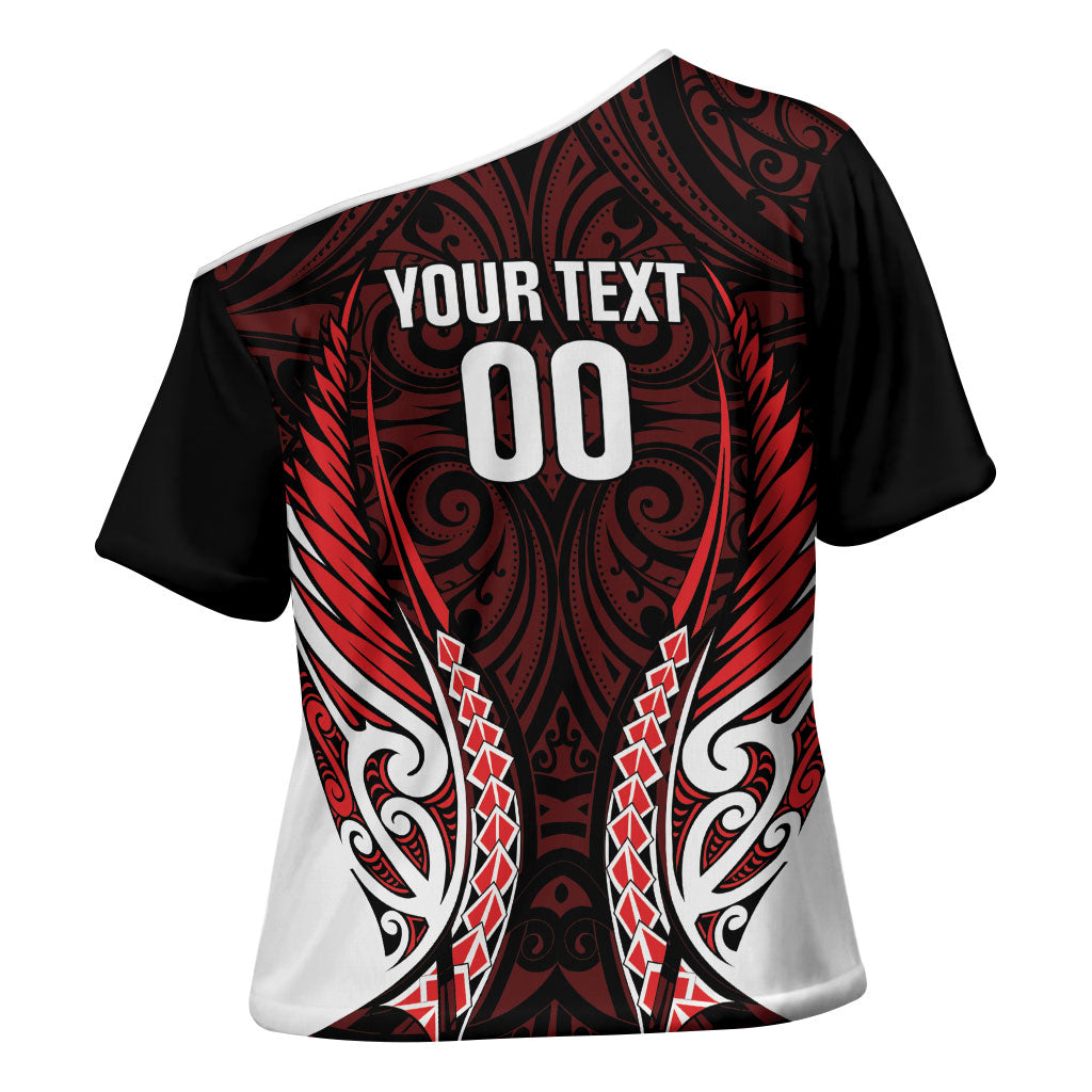Counties Manukau 2026 Rugby Custom Cross Shoulder Shirt NZ Maori Silver Fern
