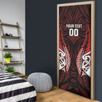 Counties Manukau 2026 Rugby Custom Door Cover NZ Maori Silver Fern