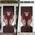 Counties Manukau 2026 Rugby Custom Door Cover NZ Maori Silver Fern