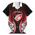 Counties Manukau 2026 Rugby Custom Family Matching Long Sleeve Bodycon Dress and Hawaiian Shirt NZ Maori Silver Fern