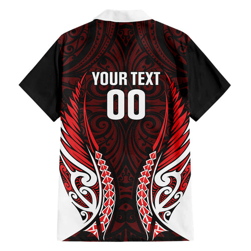 Counties Manukau 2026 Rugby Custom Family Matching Off The Shoulder Long Sleeve Dress and Hawaiian Shirt NZ Maori Silver Fern