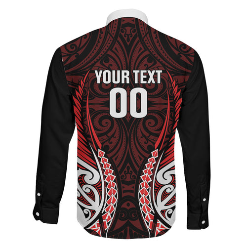 Counties Manukau 2026 Rugby Custom Family Matching Off The Shoulder Long Sleeve Dress and Hawaiian Shirt NZ Maori Silver Fern